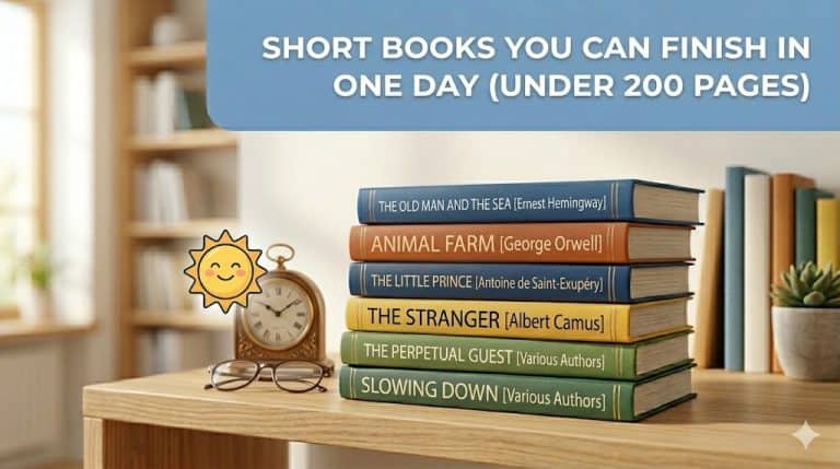 Short Books You Can Finish in One Day (Under 200 Pages)